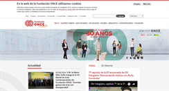 Desktop Screenshot of fundaciononce.es